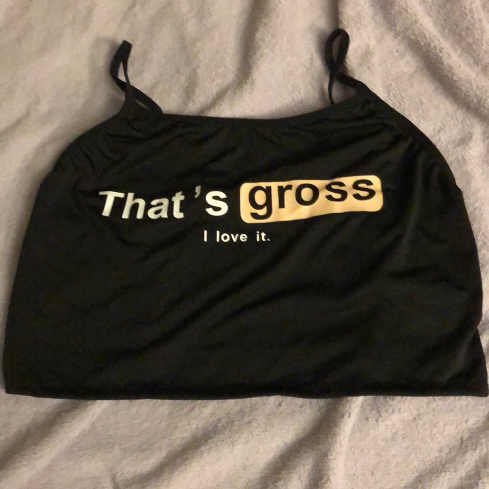 Silky Crop Top. Sz S. Excellent Condition! Feels Really Nice!